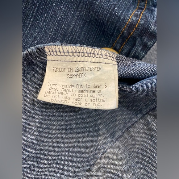 VSSP denim blazer jacket with floral details - Picture 9 of 9